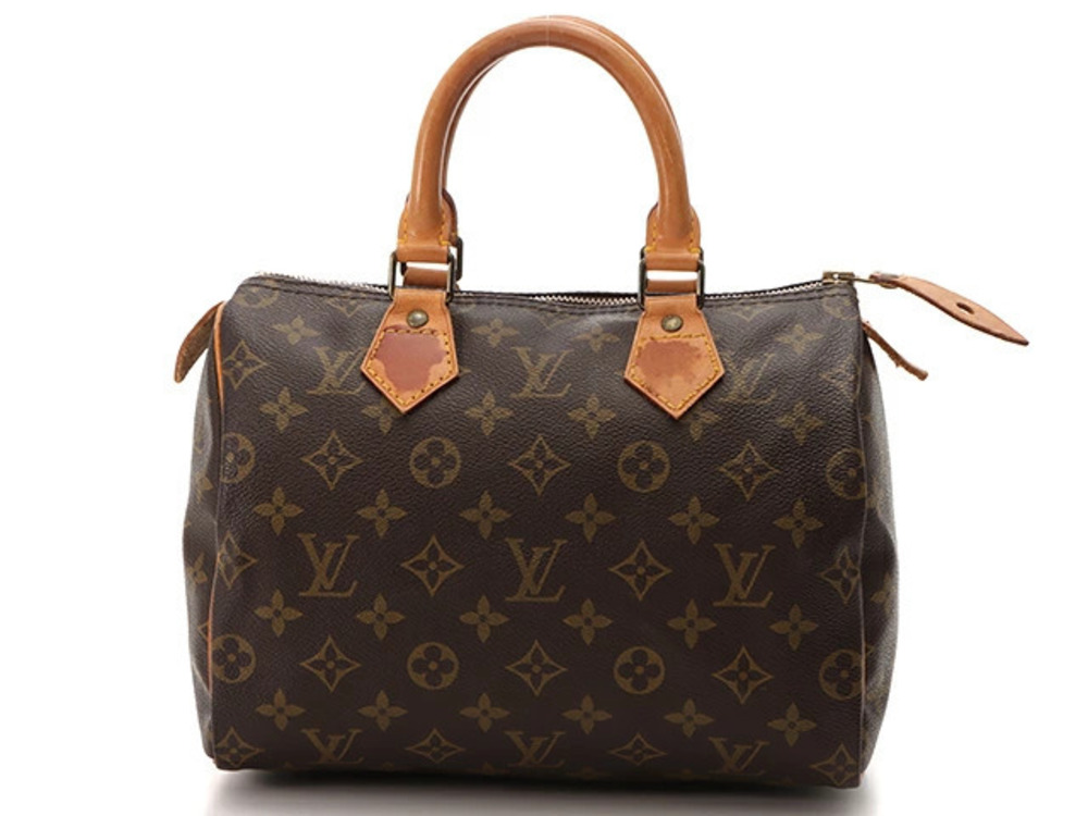 Louis Vuitton Speedy Monogram Leather Brown